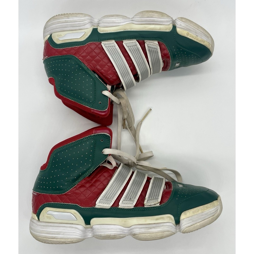 ADIDAS TS Team Signature Bucks Green Red Kevin Garnett Commander Sz 10